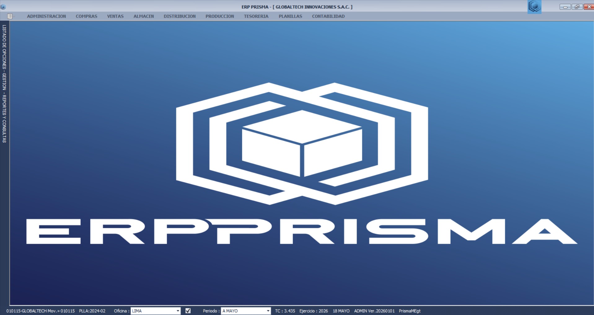 Sistema Prisma ERP